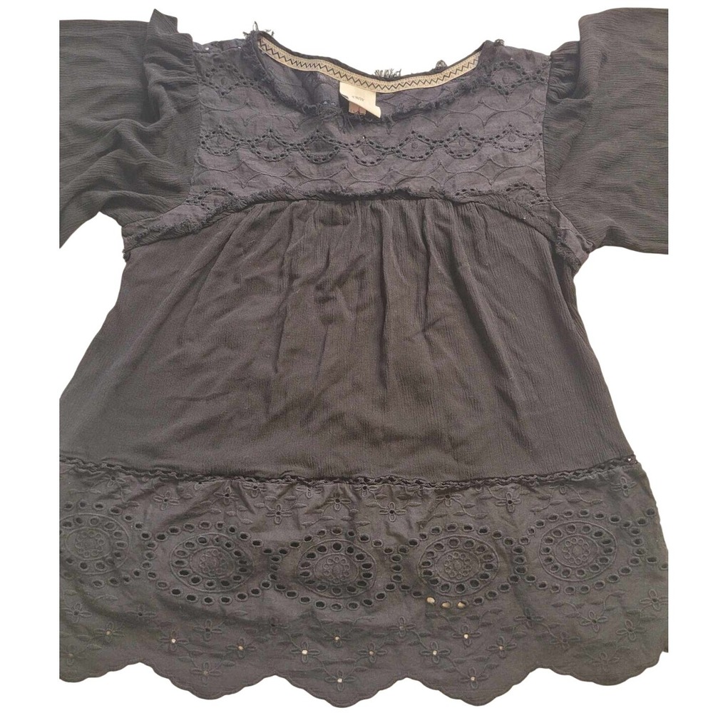 Knox Rose Black Women's Blouse Size Medium